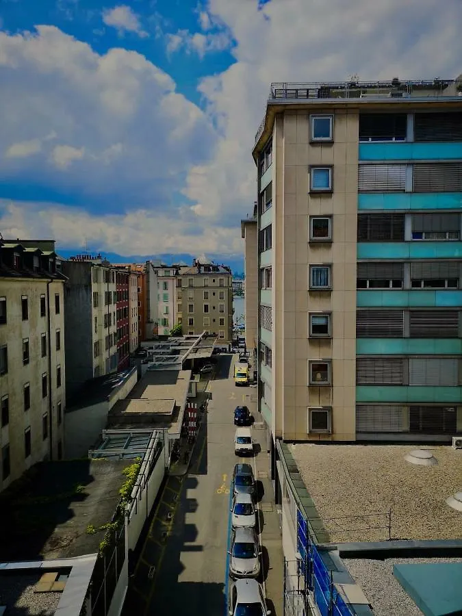 Daire Studio Eaux Vives Otel Cenevre